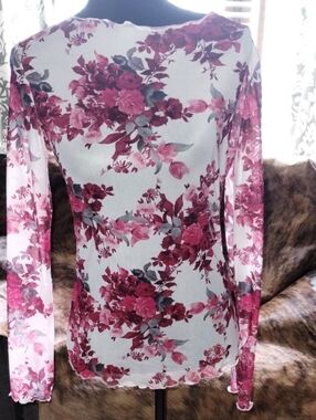 Floral Mesh Shirt